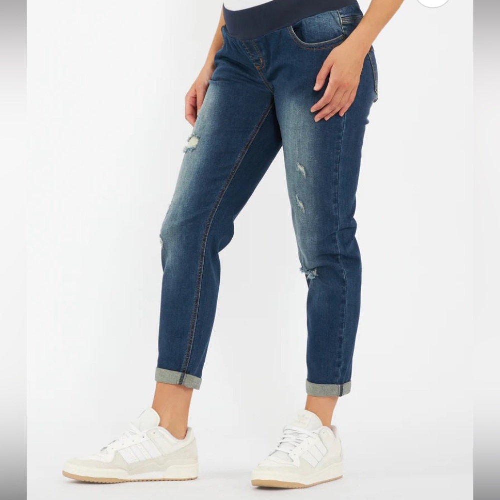 Ripe maternity Baxter Boyfriend Jean Indigo Fade